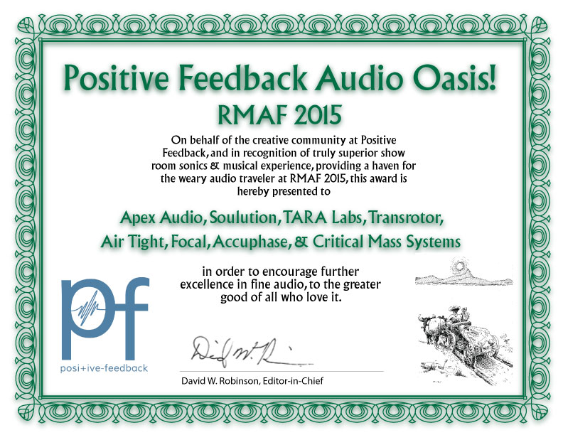 Audio Oasis Apex Soulution etc